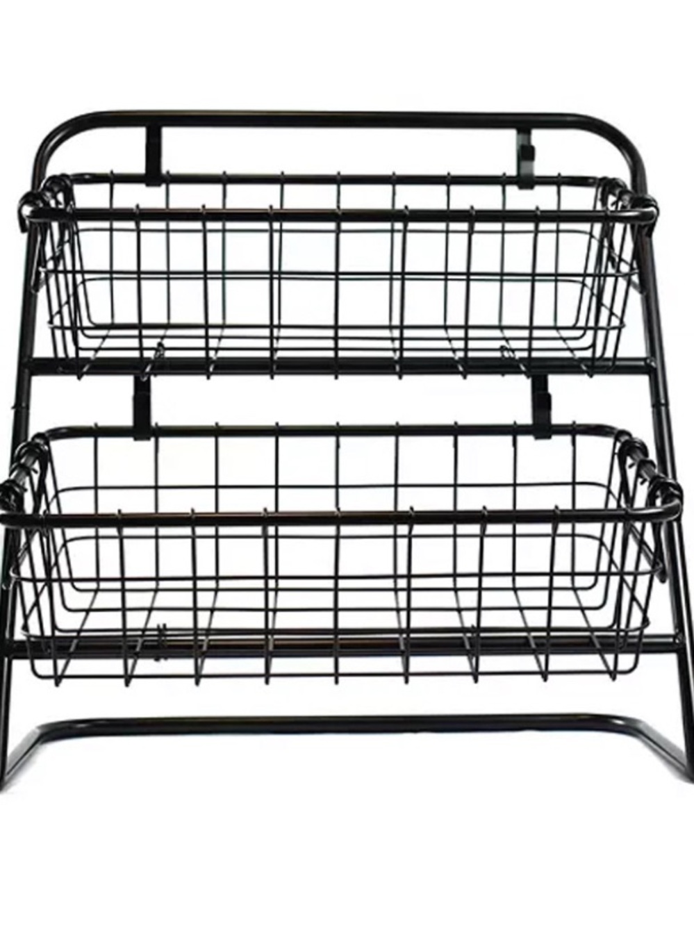Two tiered snack stand